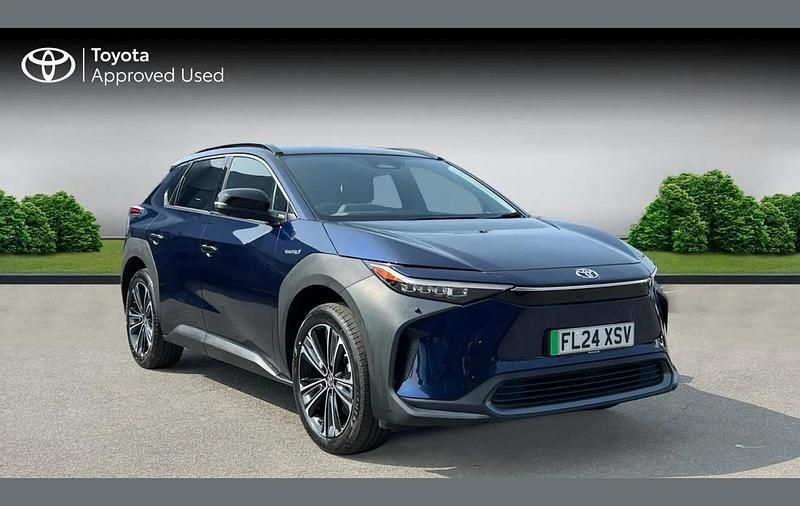 Dark blue Used 2024 Toyota bZ4X SUV | £27,341 (Good price) - Image 1/4