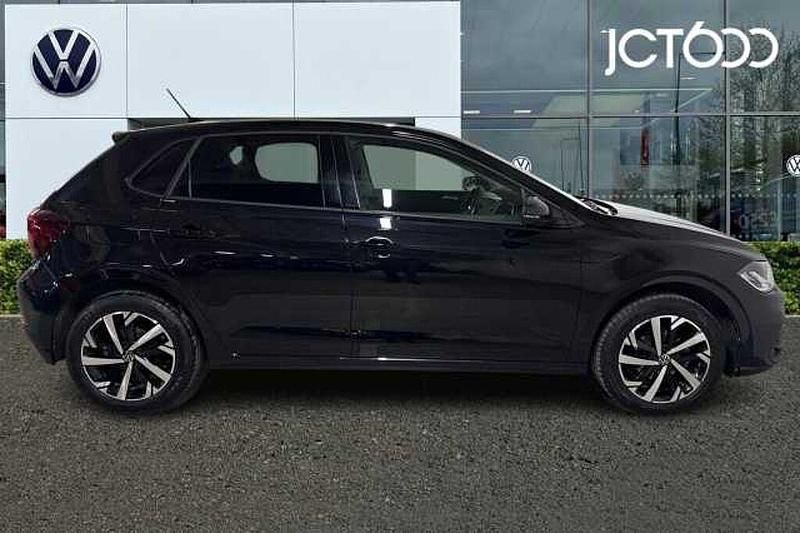 Used VW Polo Match 95 HP (69 kW) 2025 Black Hatchback