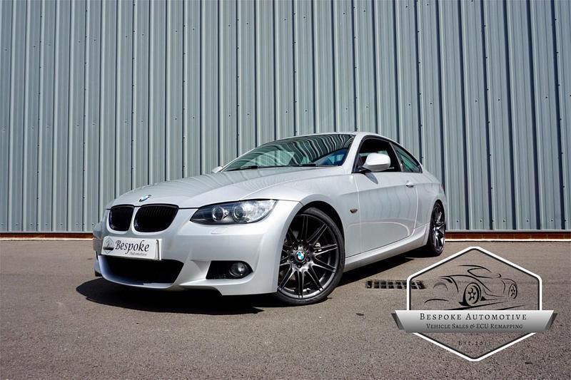 Silver Used 2009 BMW 330 M Sport Coupe | £6,475 (Fair price) - Image 1/4