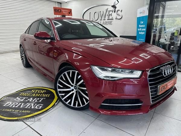 Used Audi A6 S-Line 2015 Red Sedan