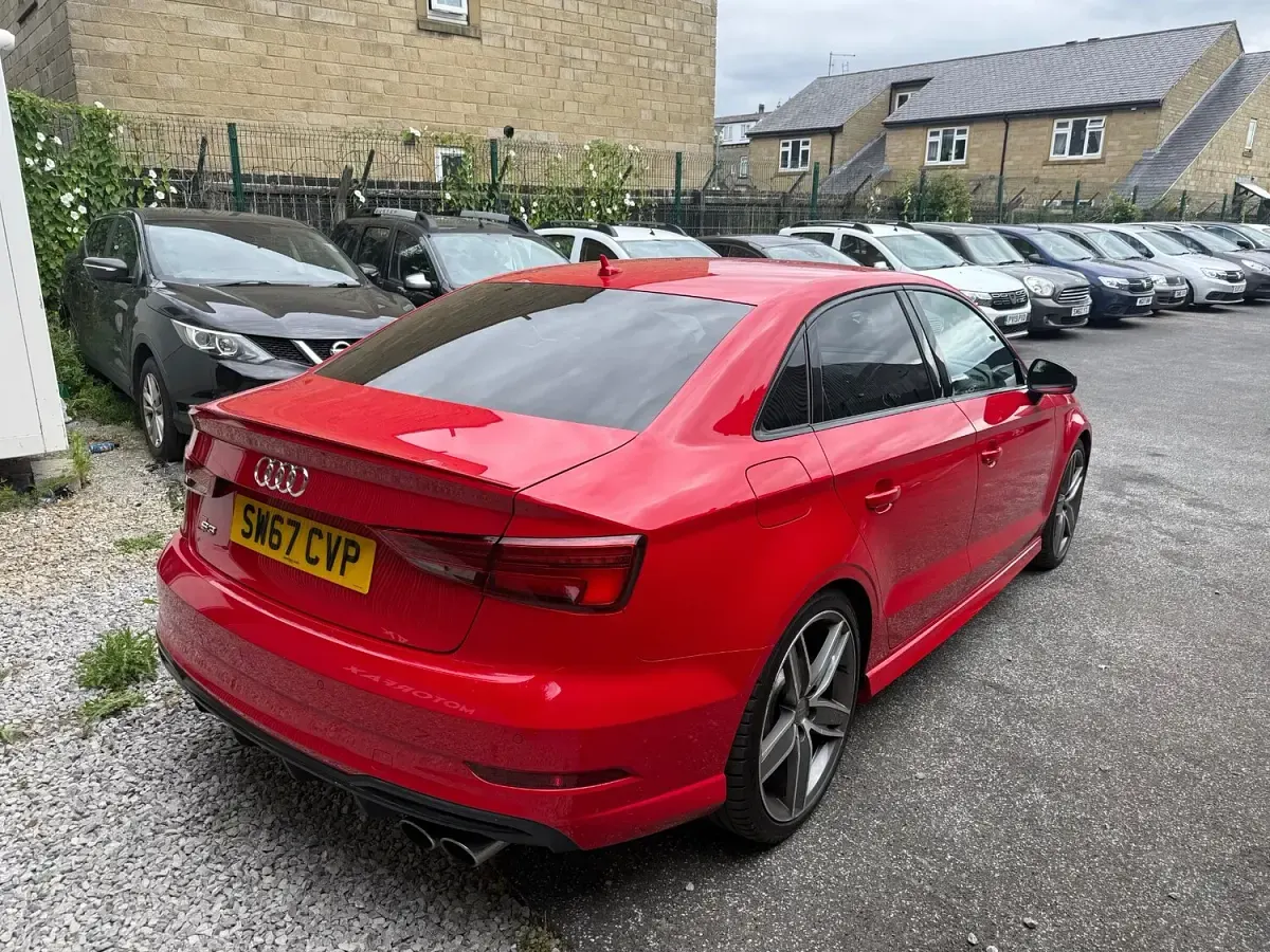 Used Audi A3 Black Edition 2017 Red Sedan
