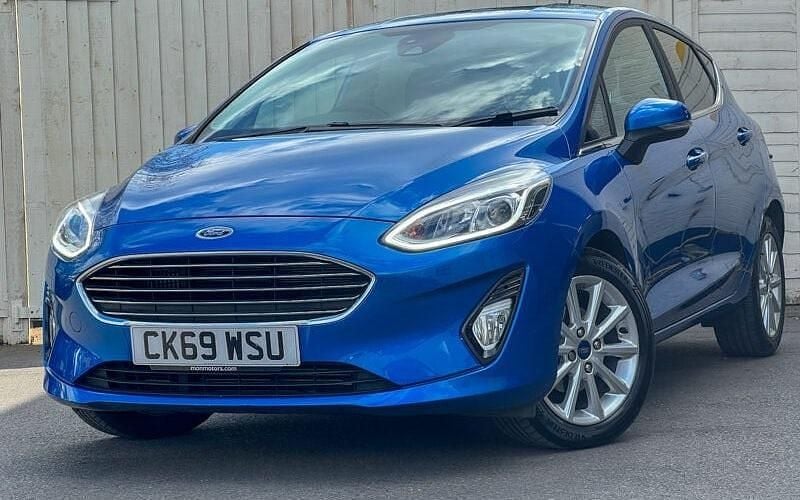 Used Ford Fiesta Titanium 101 HP (74 kW) 2019 Blue Hatchback