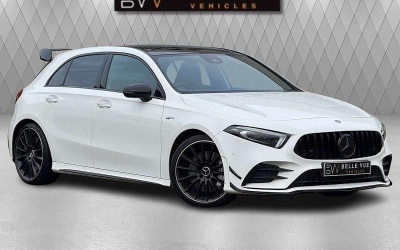 Used 2022 Mercedes A35 AMG Premium Plus Hatchback | £22,995 (Good price) - Image 1/4