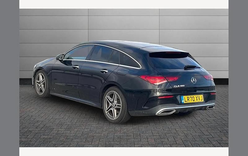 Used Mercedes CLA180 AMG Line Premium Plus 136 HP (100 kW) 2020 Cosmos black Sedan