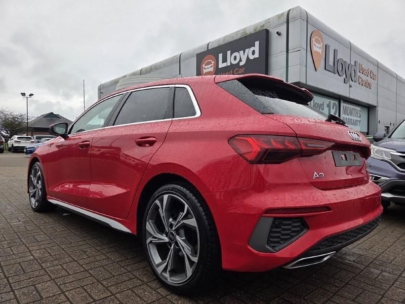 Used Audi A3 S-Line 110 HP (80 kW) 2023 Red Sedan