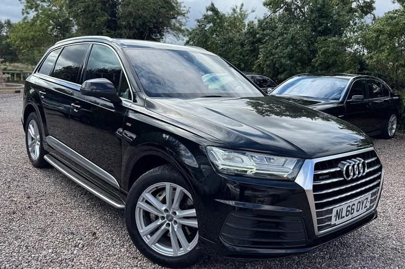 Black Used 2016 Audi Q7 S-Line SUV | £16,995 (Fair price) - Image 1/1