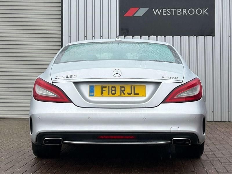 Used Mercedes CLS350 AMG line 258 HP (189 kW) 2015 Silver Coupe