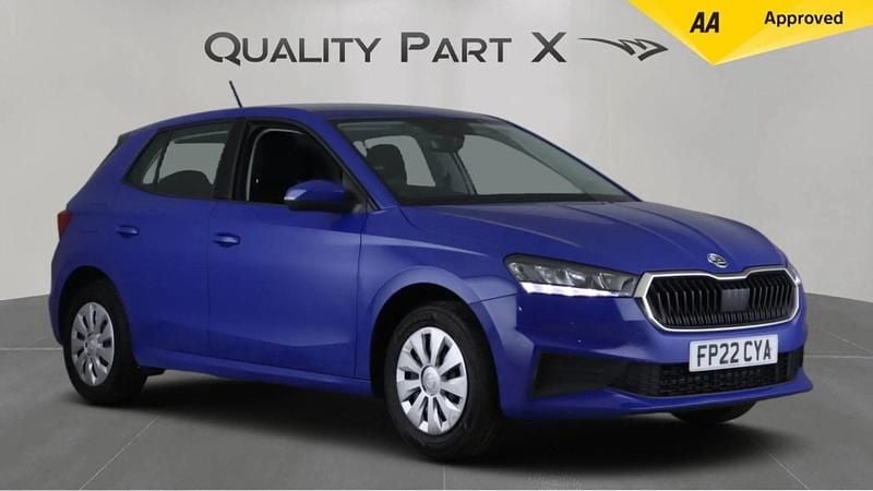 Blue Used 2022 Skoda Fabia Hatchback | £10,375 (Super price) - Image 1/4