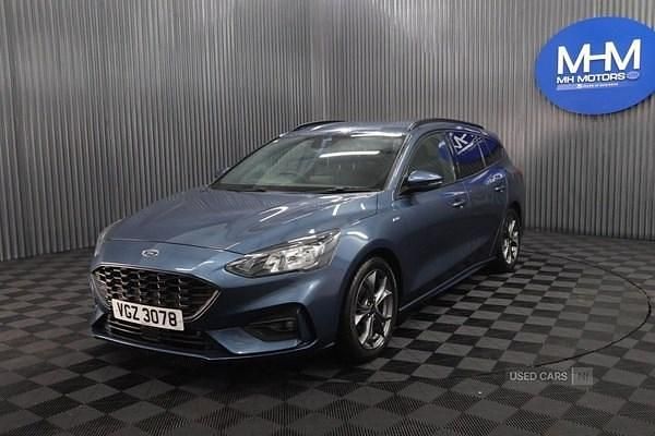 Used Ford Focus ST-Line 120 HP (88 kW) 2021 Blue Estate