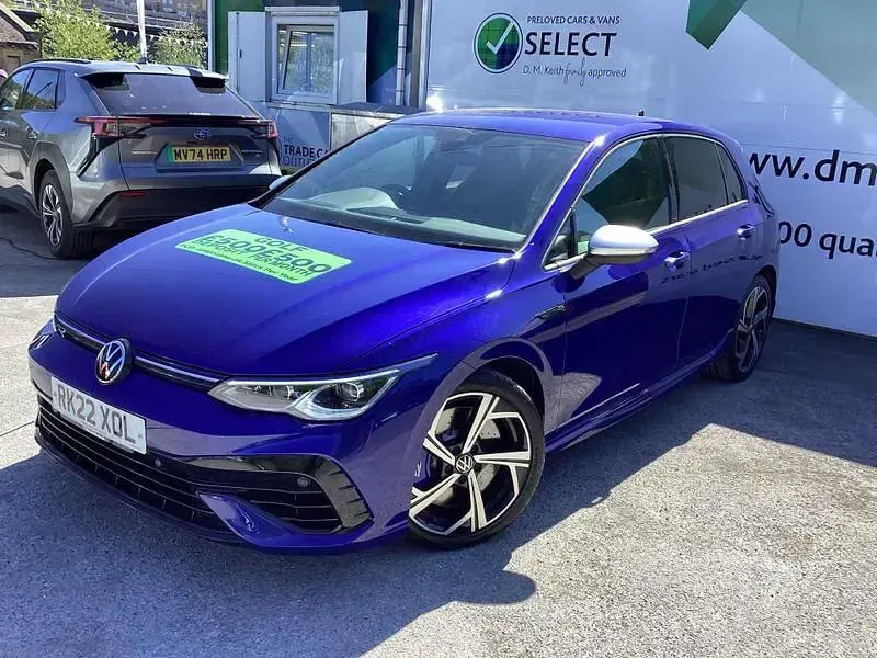 Used VW Golf VIII R 2022 Blue Hatchback