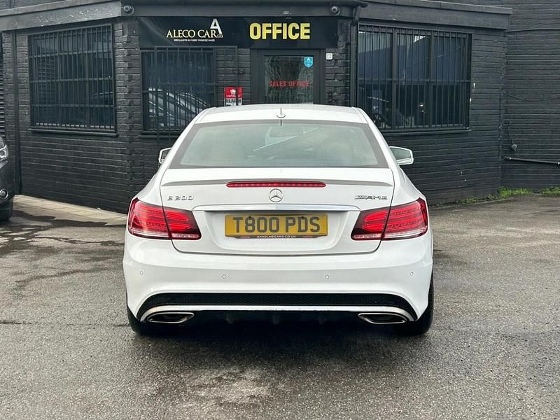 Used Mercedes E200 AMG line 2016 White Coupe