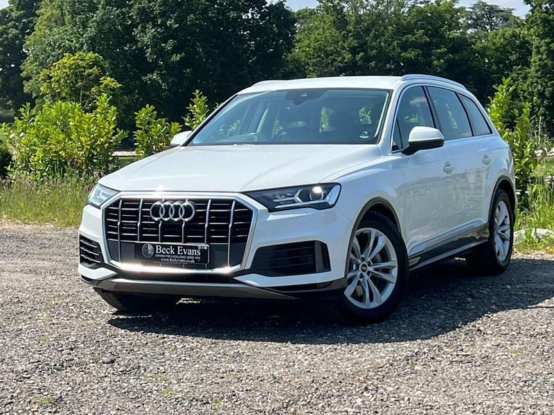White Used 2022 Audi Q7 Sport SUV | £29,708 - Image 1/3