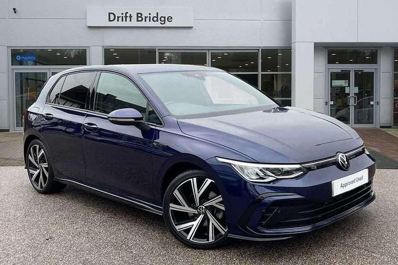 Blue Used 2022 VW Golf VIII R-line Hatchback | £20,495 (Fair price) - Image 1/4