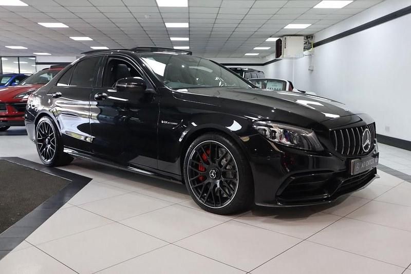 Black Used 2021 Mercedes C63 AMG AMG Sedan | £45,949 (Fair price) - Image 1/4