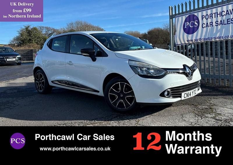 Used Renault Clio IV Dynamique 75 HP (55 kW) 2014 White Hatchback
