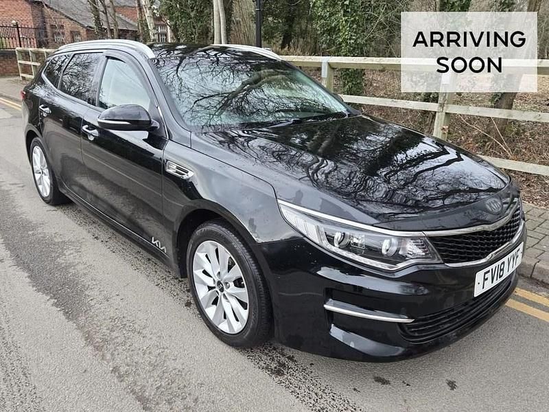 Black Used 2018 Kia Optima Estate | £7,540 (Good price) - Image 1/4
