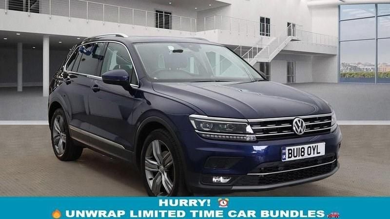 Blue Used 2018 VW Tiguan SEL SUV | £13,549 (Good price) - Image 1/4