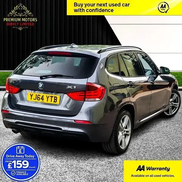 Used BMW X1 M Sport 184 HP (135 kW) 2014 Grey SUV
