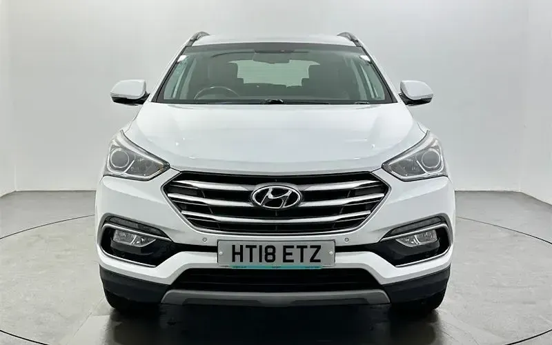 Begagnad Hyundai Santa Fe Premium 200 HK (147 kW) 2018 Vit SUV