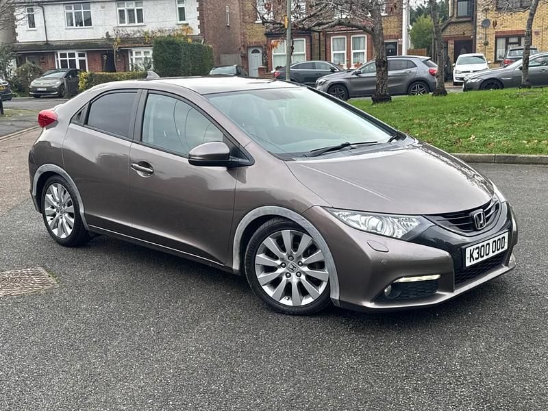 Used Honda Civic EX 2012 Brown Hatchback