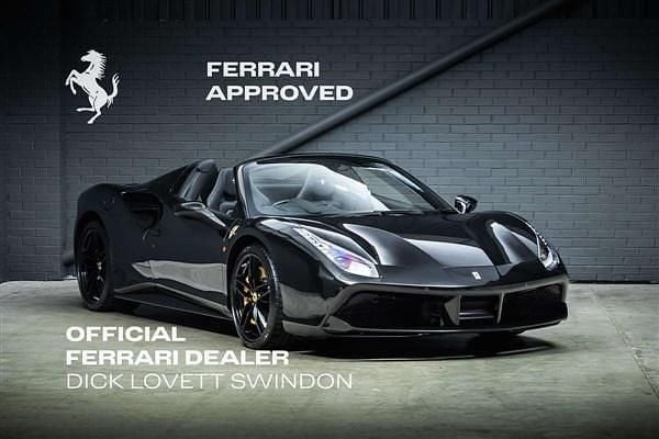 Black Used 2018 Ferrari 488 Cabriolet | £182,490 (Expensive) - Image 1/4