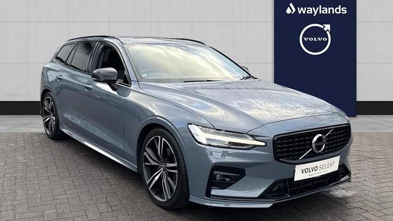 Grey Used 2021 Volvo V60 R-Design Estate | £22,991 (Expensive) - Image 1/4