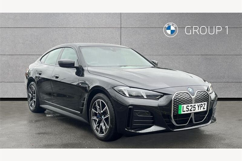 Black sapphire metallic paint New 2025 BMW i4 M Sport Sedan | £43,250 (Fair price) - Image 1/4