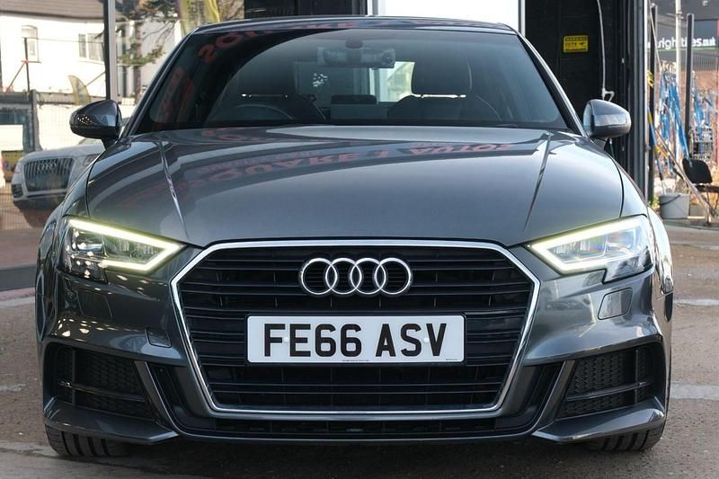 Used Audi A3 S-Line 110 HP (80 kW) 2016 Grey Sedan