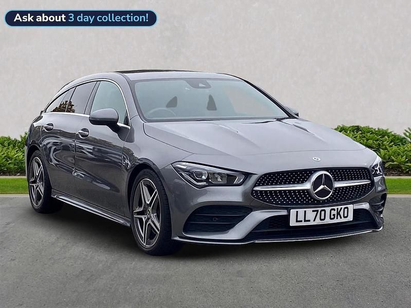 Grey Used 2020 Mercedes CLA200 AMG line Estate | £22,597 (Fair price) - Image 1/4
