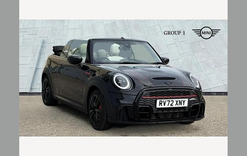 Black Used 2022 Mini John Cooper Works Cabriolet Cabriolet | £25,495 (Fair price) - Image 1/4