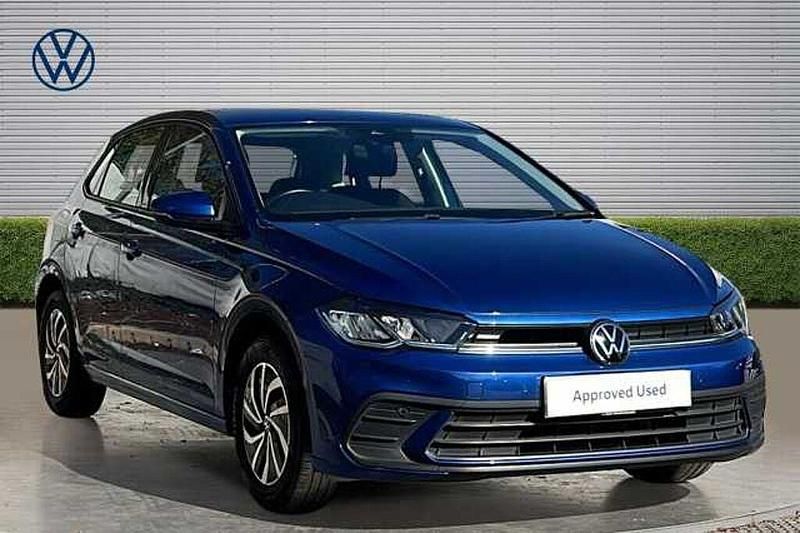 Used VW Polo Life 95 HP (69 kW) 2023 Blue Hatchback