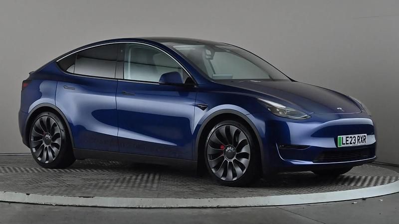 Blue Used 2023 Tesla Model Y Performance SUV | £30,798 (Fair price) - Image 1/3
