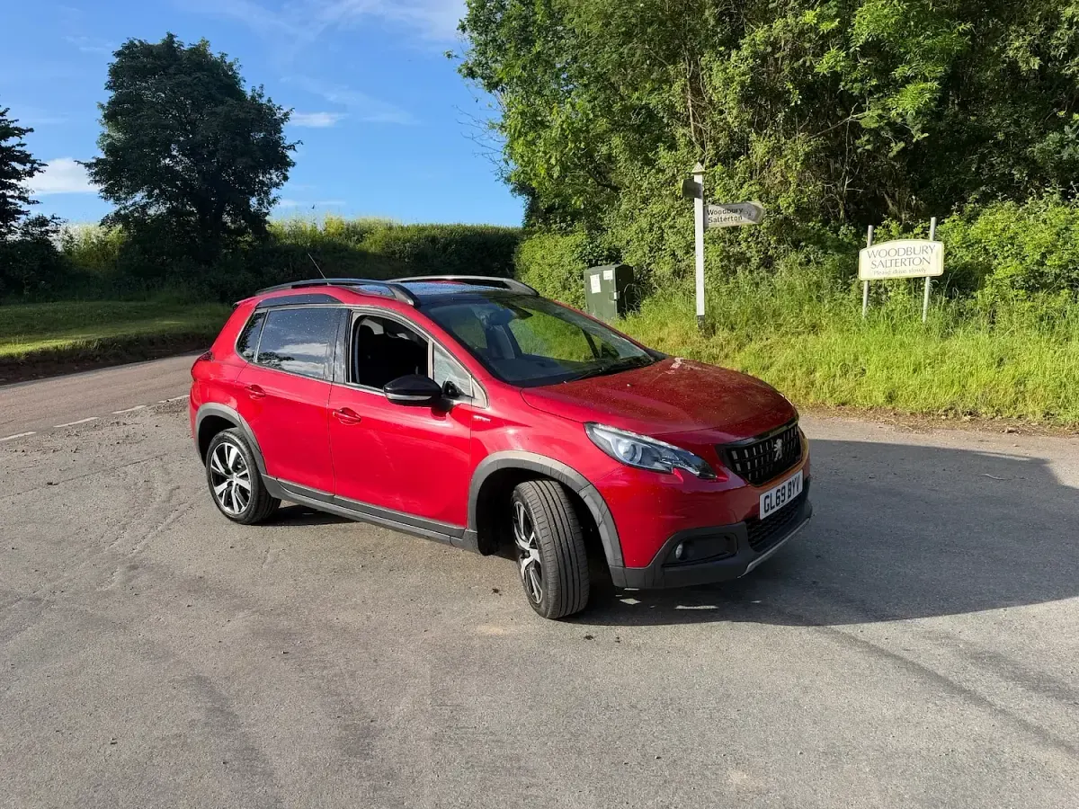 Used Peugeot 2008 GT-line 110 HP (80 kW) 2019 Red SUV