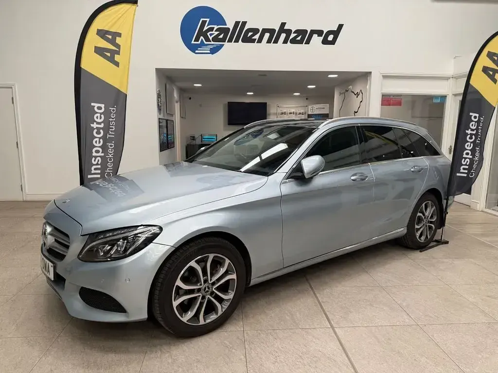 Used Mercedes C200 Premium Plus 184 HP (135 kW) 2017 Silver Estate