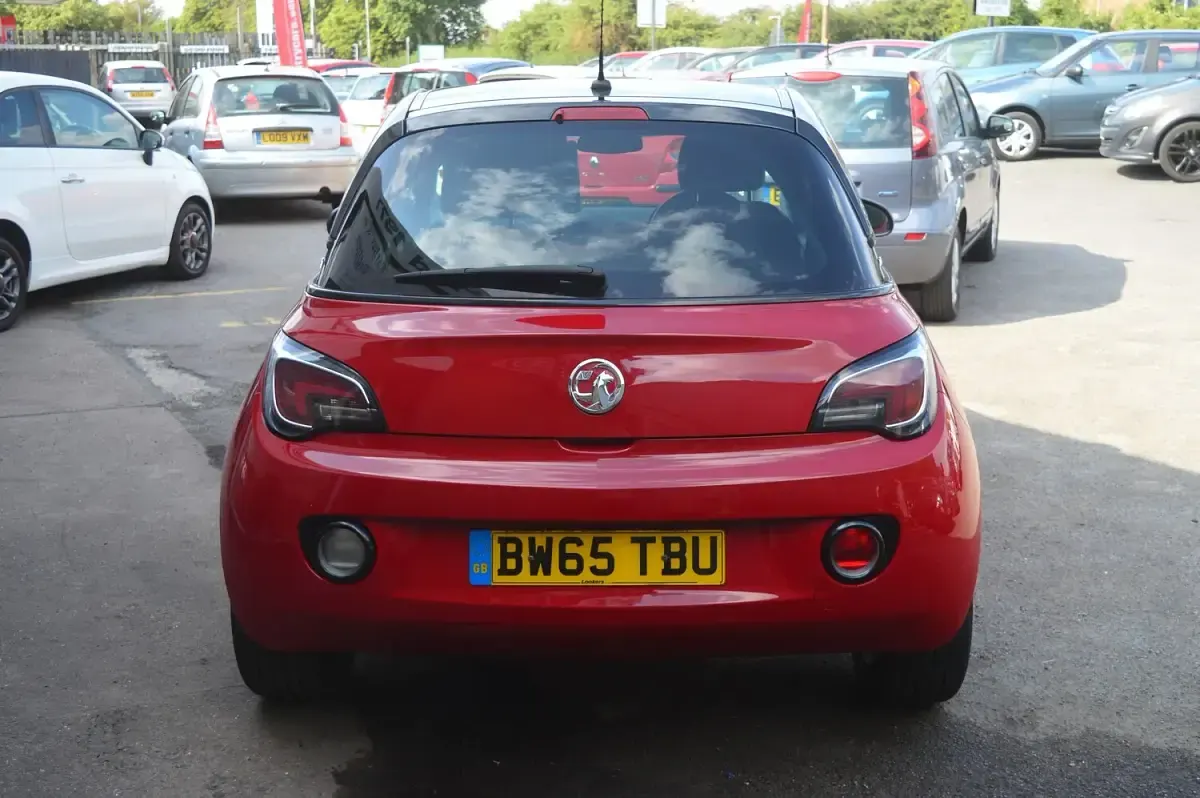 Used Vauxhall Adam S 70 HP (51 kW) 2016 Red Hatchback