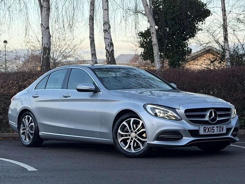 Used Mercedes C220 170 HP (125 kW) 2015 Silver Sedan