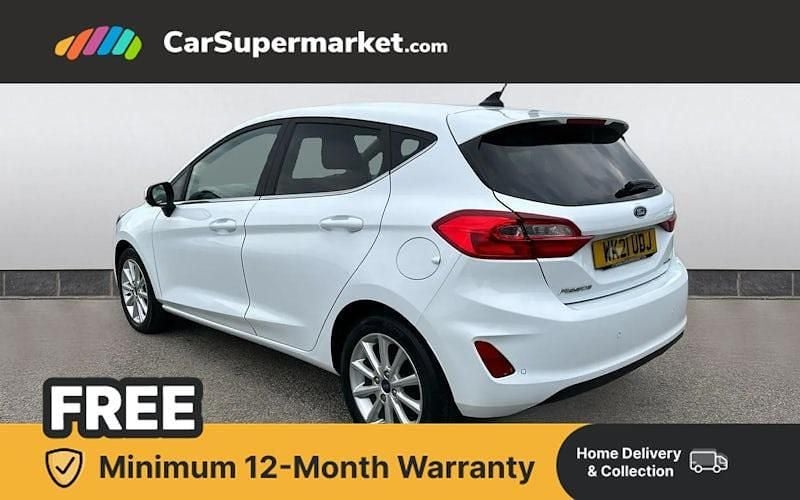 Used Ford Fiesta Titanium 125 HP (91 kW) 2021 White Hatchback