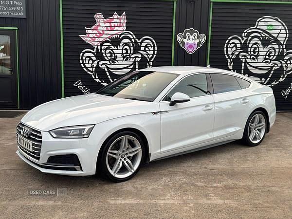 Begagnad Audi A5 S-Line 2017 Vit Sportkupé