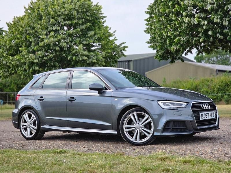 Used Audi A3 Sportback S-Line 150 HP (110 kW) 2017 Grey Hatchback