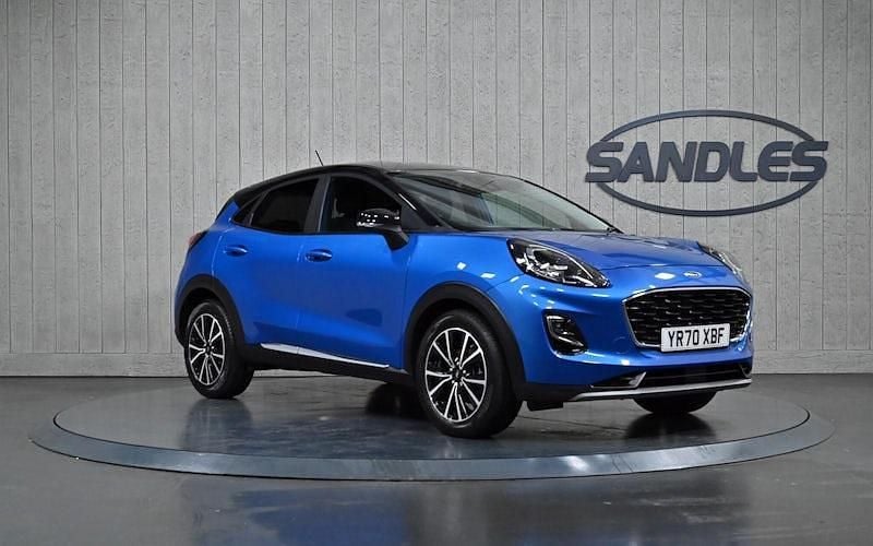 Used Ford Puma Titanium 125 HP (91 kW) 2020 Blue Hatchback