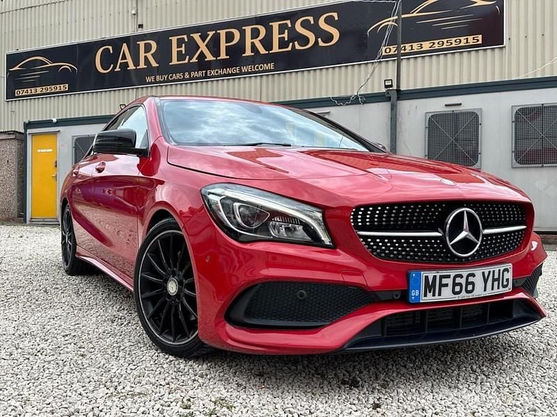 Red Used 2016 Mercedes CLA220 AMG line Sedan | £11,999 (Fair price) - Image 1/4