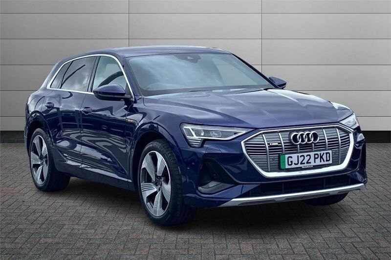 Blue Used 2022 Audi e-tron S-Line SUV | £26,499 (A bit pricey) - Image 1/4