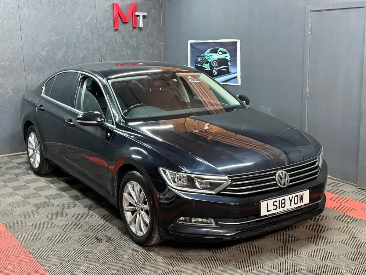 Used VW Passat Business 150 HP (110 kW) 2018 Black Sedan