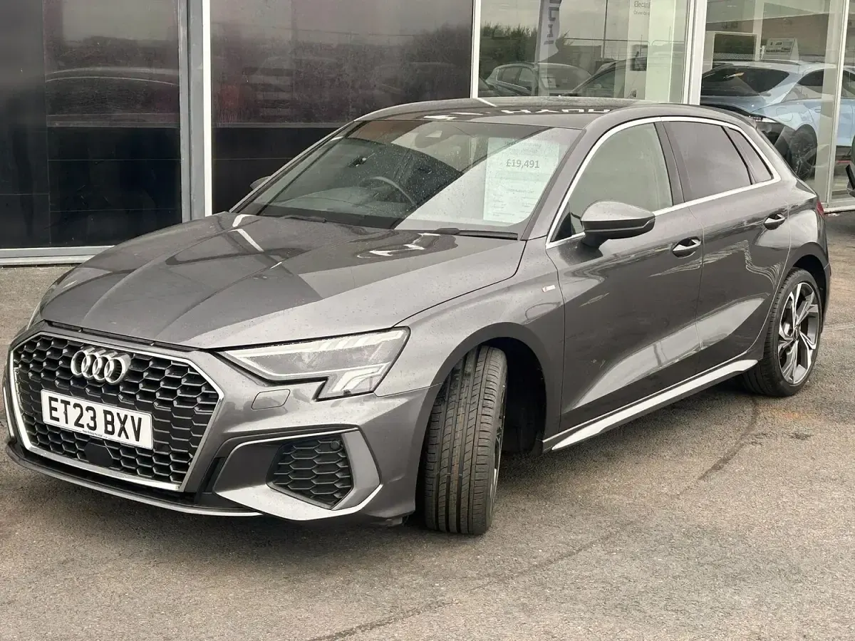 Used Audi A3 Sportback S-Line 110 HP (80 kW) 2023 Grey Hatchback