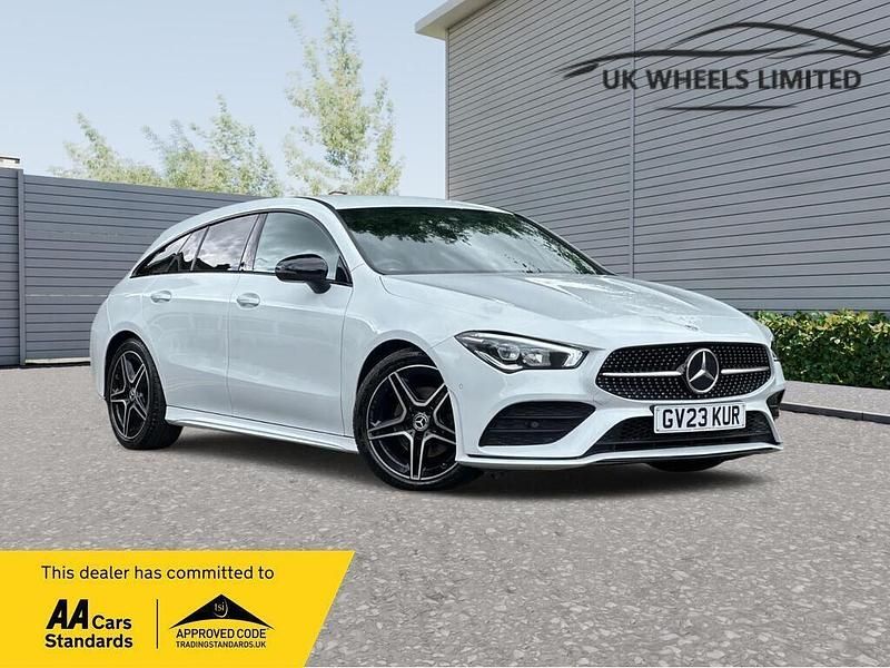 White Used 2023 Mercedes CLA180 Shooting Brake Executive Estate | £21,690 (Good price) - Image 1/3