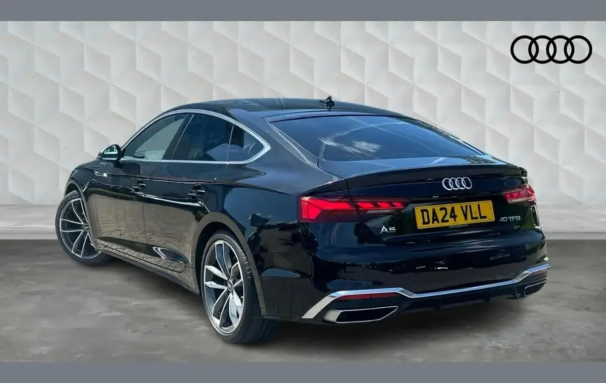 Used Audi A5 S-Line 200 HP (147 kW) 2024 Black Hatchback