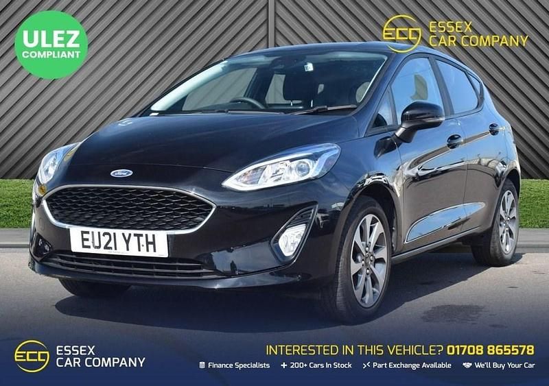 Black Used 2021 Ford Fiesta Trend Hatchback | £11,339 (Good price) - Image 1/4