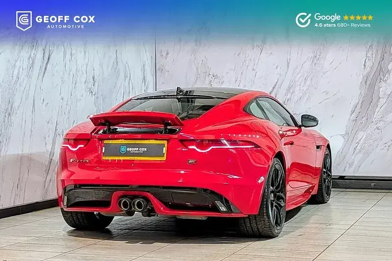 Used Jaguar F-Type Chequered Flag 300 HP (220 kW) 2020 Red Coupe