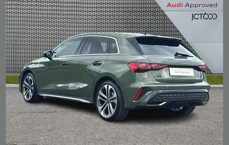 Used Audi A3 S-Line 147 HP (108 kW) 2025 Green Hatchback