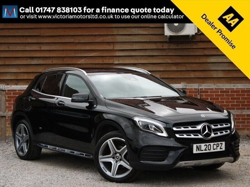 Black Used 2020 Mercedes GLA200 AMG line SUV | £19,495 (Fair price) - Image 1/4
